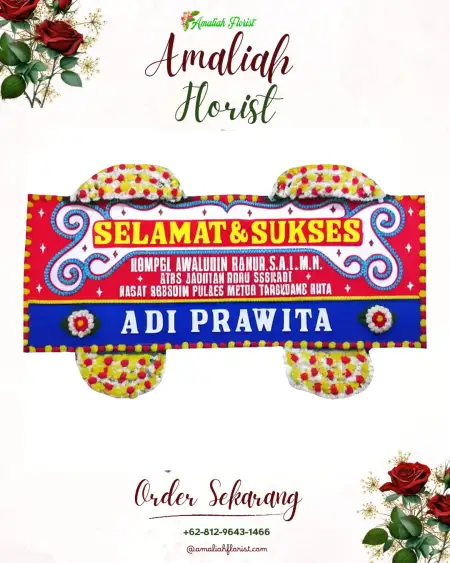 Papan Bunga Ucapan Selamat Loa Janan