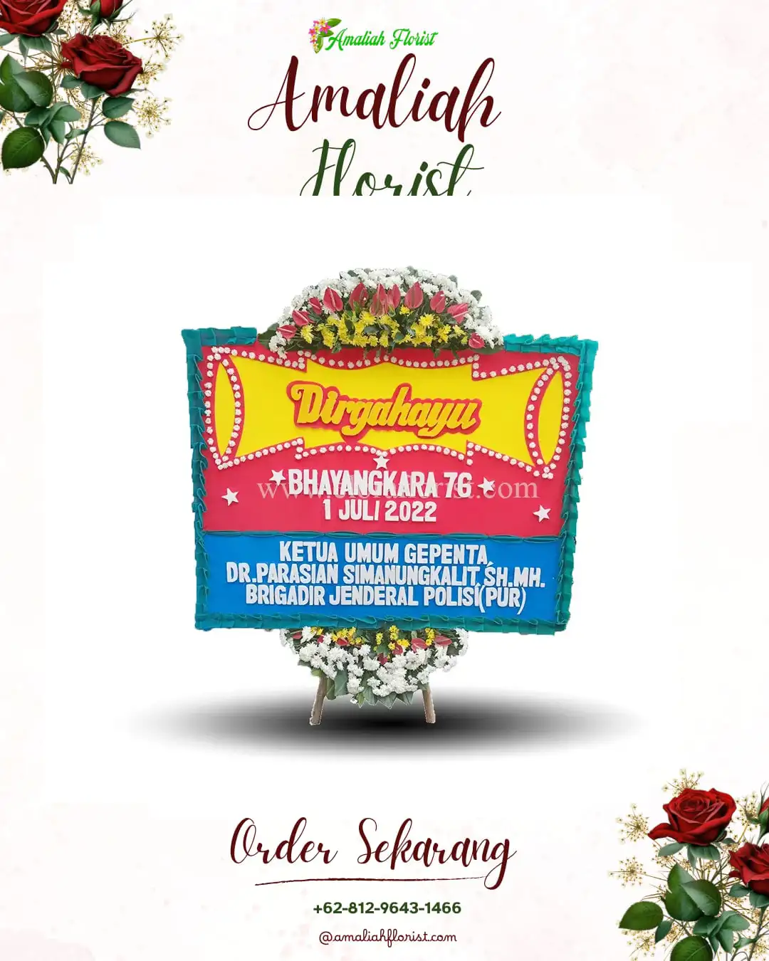 Papan Bunga HUT Ulang Tahun Loa Janan